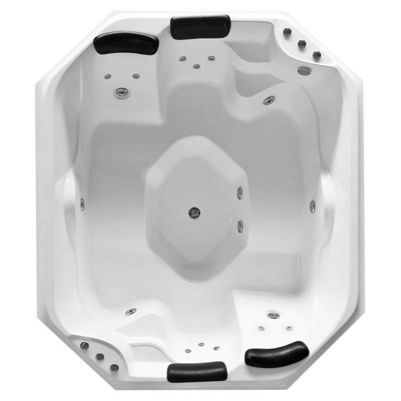 Ofuro com hidro tipo jacuzzi - 4 a 6 lugares Piccoli 210x180